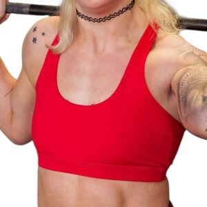 CVG Red Butterfly Back Bra